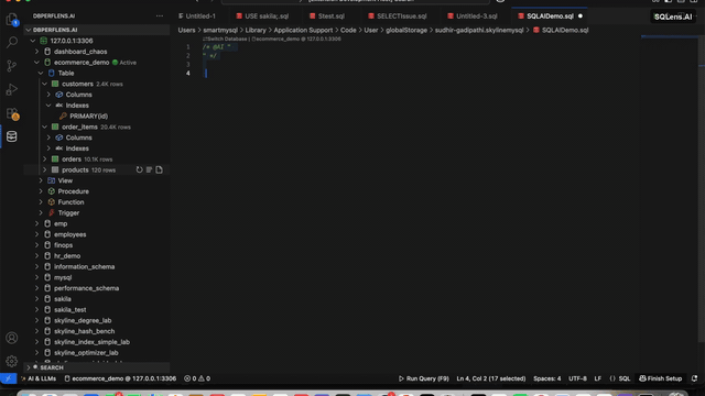 Query Optimization Engine demo